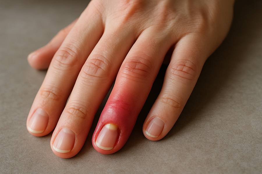 Панариций: симптомы, виды и современное лечение пальцев стопы